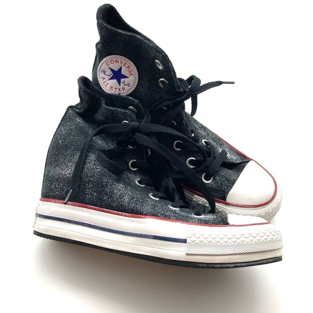 Converse Chuck Taylor All Star Platform Hidden Wedge Shoes - Picture 1 of 11